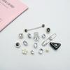 Conjunto de Acessórios para Sapatos com Strass e Diamantes Moda DIY Cristal DIY Presilhas de Joias Versátil