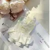 Novo Vestido de Princesa com Pedraria Pesada Estilo Chinês da Rita Vestido para Animal de Estimação Yorkshire Bichon Maltês