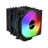 Enfriador de CPU de Torre Doble Popular Coolage de Alemania 2026, Ventilador Dual Silencioso, 6 Tubos de Calor, Dios