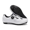 Nuevos zapatos de ciclismo para exteriores transfronterizos, zapatos de bloqueo para bicicleta de carretera, nuevos zapatos de suela plana para hombre y mujer para bicicleta de montaña
