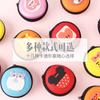 Monedero redondo de dibujos animados para auriculares, Mini Almacenamiento, bolsa para auriculares, lindo llavero, monedero, suministro directo de fábrica
