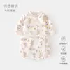 Saco de dormir de doble capa para bebé Primavera y Otoño Algodón Puro Forma de U Pijamas para niños Recién nacido Tipo cremallera Manta multifuncional anti-patadas