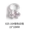 Accesorios para Uñas de Venta Caliente Transfronterizos Anillos de Diamante de Circonia Transparente Brillantes de Lujo Decoraciones para Uñas DIY de Estilo de Corte de Gama Alta