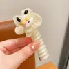 Lazos para el cabello en espiral para niños, línea telefónica, dibujos animados Sanrio, no dañan el cabello, cuerda elástica, diadema para coleta alta para niñas