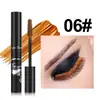 Máscara de cílios à prova d'água colorida transfronteiriça azul safira espessa roxo dourado bronze diamante fino prata perolado