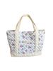 Ins estilo bonito bolsa de moda feminina bolsa de múmia floral acolchoado corduroy bolsa de mão commuter saco lanche
