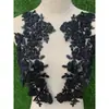 Pegatinas de Tela con Apliques de Encaje Tridimensional para Vestido de Boda Vestido de Noche Velo Accesorios de Apliques DIY Rojo Blanco Azul Marino Dorado Verde Oscuro