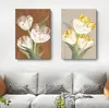 Pintura em Tela de Duas Peças para Sala de Estar e Quarto, Tela Pintada por Spray de Alta Definição, Pintura Decorativa Estilo Chinês, Arte de Parede Personalizada