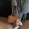 Bolso Retro de Mano para Viajes Diarios para Mujer 2026 Otoño Nuevo Moda Tendencia Estilo Ins Bolso de Hombro Popular