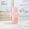 Jarrón transparente vintage creativo de alta gama minimalista, nicho famoso en internet estilo francés personalizado arreglo floral hidropónico jarrón para sala de estar