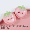 Botões de Resina Fofos em Formato de Maçã com Dois Furos e Padrões Xadrez Frescos e Simples, Acessórios DIY, Materiais Decorativos, Botões