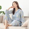 Pijamas Oferta Especial para Mulheres, Roupas de Casa de Algodão Puro para Primavera e Outono, Pijamas de Gaze de Camada Dupla de Algodão Puro para Verão, Roupas de Casa de Início de Outono para Mulheres