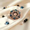 Broche de Flor Bauhinia Estilo Lujo Ligero de Moda Diseño Nicho Elegante Corsage de Vid Accesorios Nuevos para Pin de Traje