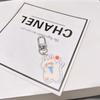 Bonito cartoon urso chaveiro acrílico Internet celebridade estilo coreano carro chaveiro casal estudante chave pingente