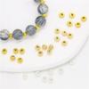 Cuentas de linterna con preservación del color envueltas en oro de 14 quilates, cuentas OVNI, espaciador, pulsera, collar, cuentas sueltas, accesorios de cuentas