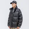 Ootd Chaqueta de Algodón con Cuello Alto para Exteriores Abrigo de Hombre Invierno Nueva Marca de Moda Tendencia Holgada Versátil Elegante Color Sólido Casual