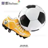 Copa del Mundo Temática Trofeo de Fútbol Base de Pie Grande Decoración de Escena de Fiesta de Celebración de Camiseta Globos de Papel de Aluminio