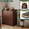 Mueble de té para sala de estar, aparador independiente multicapa para uso doméstico, estante de almacenamiento integrado montado en la pared, estante multifuncional para rincón de café