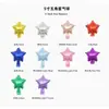 Globos de Papel de Aluminio de 10 Pulgadas en Forma de Corazón y Cinco Estrellas Suministros para Fiesta de Cumpleaños Boda Decoraciones Inflables Oro Rosa Navidad