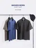 Camiseta de Algodón Puro Lavado Estilo Americano al por Mayor desde Fabricante 230g Vintage Unisex Peso Pesado Hombro Caído Corte Amplio Manga Corta Lavada