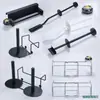 Estante para Bolsas Grandes de Supermercado Soporte Colgante para Bolsas de Compra Bolsa Desprendible con la Mano Bolsa de Plástico Colgador de Acero Inoxidable Soporte para Rollos de Bolsas