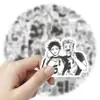 60 Libretas de Decoración Juvenil de Voleibol en Blanco y Negro, Teléfonos Móviles, Tabletas, Maletas, Manuales, Pegatinas Impermeables Transfronterizas al por Mayor