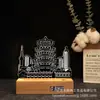 Celebração de Aniversário de Carro Enfeites Luminosos de Acrílico para Iluminação Noturna Tempo Personalizado Bem-Estar do Funcionário Presente Empresarial Lâmpada 3D
