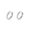 Hebilla de Oreja Aretes de Pin de Plata de Ley para Mujer Nuevos Aretes Anillo Elegantes de Moda 2022 Diseño de Anillo de Oreja Viento Frío Oreja