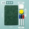 Cuaderno Pizarra A5 Fácil de Borrar y Escribir Cuero de Doble Cara Cuaderno Pizarra Papel Materia Médica Portátil Pu Pizarra para Estudiantes