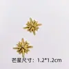 Accesorios de Joyería DIY Estrella Planeta Luna Mang Estrella Accesorios Chapados en Oro Gotas de Pegamento UV Recinto Espacial Colgante de Metal