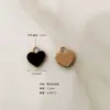 Colgante de Melocotón Corazón Forma de Corazón Esmalte Aleación Colorido Simple Materiales para Pendientes DIY Accesorios para Joyería DIY