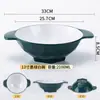 Tazones Especializados para Hot Pot Picante, Tazones Grandes, Tazones de Doble Asa, Tazones para Arroz y Fideos, Tazones para Fideos Caracol, Tazones Maocai para Uso Comercial, Vajilla de Melamina, Tazones para Fonderías