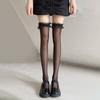 Over-the-knee fishnet meias sexy jk seda preta quente meninas verão fino laço renda meias coxa Lolita meias mulheres