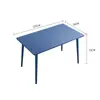 Sillas de Exterior de Aleación de Aluminio, Mesa de Comedor Exterior para Patio, Combinación de Conjunto de Mesa y Sillas de Exterior para Restaurante y Cafetería, Conjunto de Mesa y Sillas de Exterior