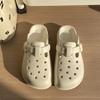 Zapatos Eva Birkenstock Pantuflas Medias Baotou Ropa Exterior para Mujer 2025 Nuevas Pantuflas de Eva Perezosas de una Sola Tira con Suela Gruesa