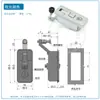 C5-M cerradura plana de palanca grande cerradura de puerta de chasis grande cerradura de palanca para gabinete cerradura mecánica grande con cerradura de escotilla