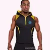 Colete Masculino Dragon Ball Transfronteiriço com Capuz, Macacão com Meio Zíper, Secagem Rápida, Respirável, Elástico, Colete Esportivo