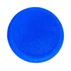 Tapete de equilíbrio de PVC, almofada inflável redonda para fitness, bola de ioga plana e espessada, cama macia, tapete de suporte para ioga com absorção de choque