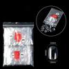 Plantilla de placa de uñas especial de estilo japonés, corta, redonda, de red roja, para práctica de principiantes, tablero de exhibición de modelado de estilo de uñas.