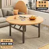Mesa Redonda para Uso Doméstico, Mesa de Comedor Plegable para 10 Personas, Mesa de Comedor Redonda Sencilla para Apartamentos Pequeños, Mesa Baja para Zonas Rurales, Mesa de Comedor Redonda Comercial para Restaurantes
