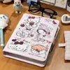 Álbum de Almacenamiento de Tarjetas Pequeñas de Alto Valor, Mismo Estilo que el Libro Rojo, Álbum de Tarjetas de Hojas Sueltas A5 de Cuero Sintético Kt Cat Sushi
