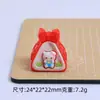 Tenda Gato Tridimensional Desenho Animado Feito à Mão DIY Acessórios de Joia Resina Cola Creme Pequenos Acessórios Furo Fivela de Sapato Material