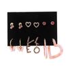 Vendas diretas da fábrica cross-border Yiwu brincos de perfuração cereja carta de amor borboleta moda brincos requintados terno mulheres