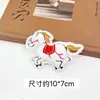 Broche de Caballo de Peluche Accesorios Muñeca de Dibujos Animados Pony Colgante DIY para Bolsa Zapatos y Calcetines Decoración de Caja de Regalo Accesorios Venta al por Mayor