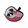 Série de Paisagens de Viagem Estilo Japonês e Coreano Insígnia Metálica Broche Fivela de Lenço Presente Ondas Pequenas Delicadas