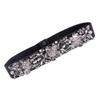 Diamante de Cristal Elástico Sello de Cintura Ancho Moda Femenina Vestido Versátil Vestido Abrigo Abrigo Cinturón Cinturón Elástico