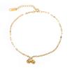 2022 Nova Pulseira Pequena de Bolas Gimmel Aço Titânio Feminina Ins Mori Simples Nicho High-end Pulseira Celebridade da Internet