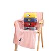Toalla de Baño de Coral Fleece con Figuras Bordadas, Extra Absorbente, Regalo de Boda para Pareja del Hogar, Toalla de Bienestar