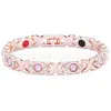 Venta Caliente Transfronteriza Moda Europea y Americana para Hombres y Mujeres Accesorios Desmontables de Espiga de Trigo Pulsera Magnética Joyería de Nicho de Personalidad de Moda
