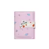 Billetera Corta para Mujer con Temática de Gato, Compacta y Portátil, Bolsa Multifuncional para Guardar Identificaciones, Portatarjetas de Ranuras Múltiples de Dibujos Animados